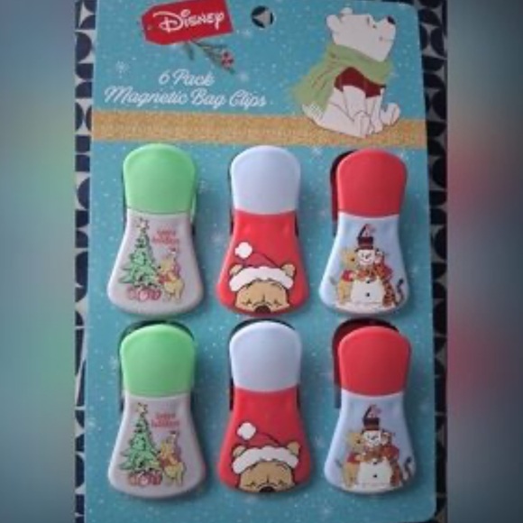 Disney magnetic  Bag Clip set of 6 - Picture 3 of 8